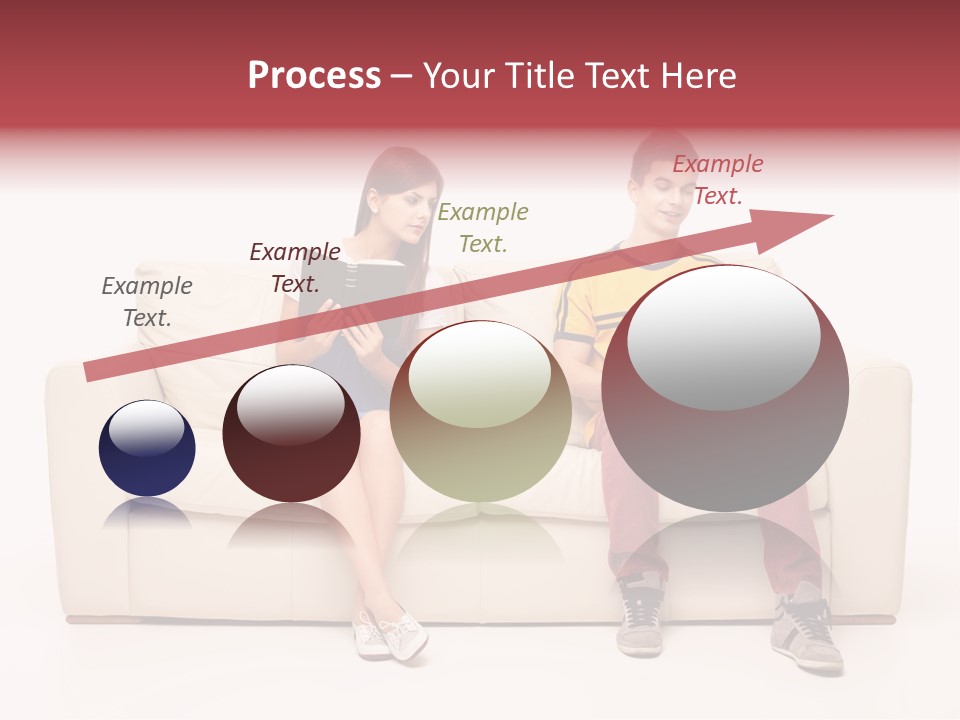 Indoor Sofa Eyes PowerPoint Template
