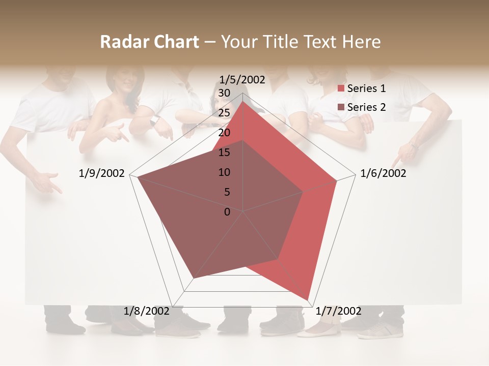 Toothy Space Woman PowerPoint Template