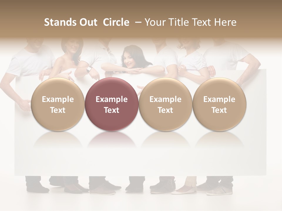 Toothy Space Woman PowerPoint Template