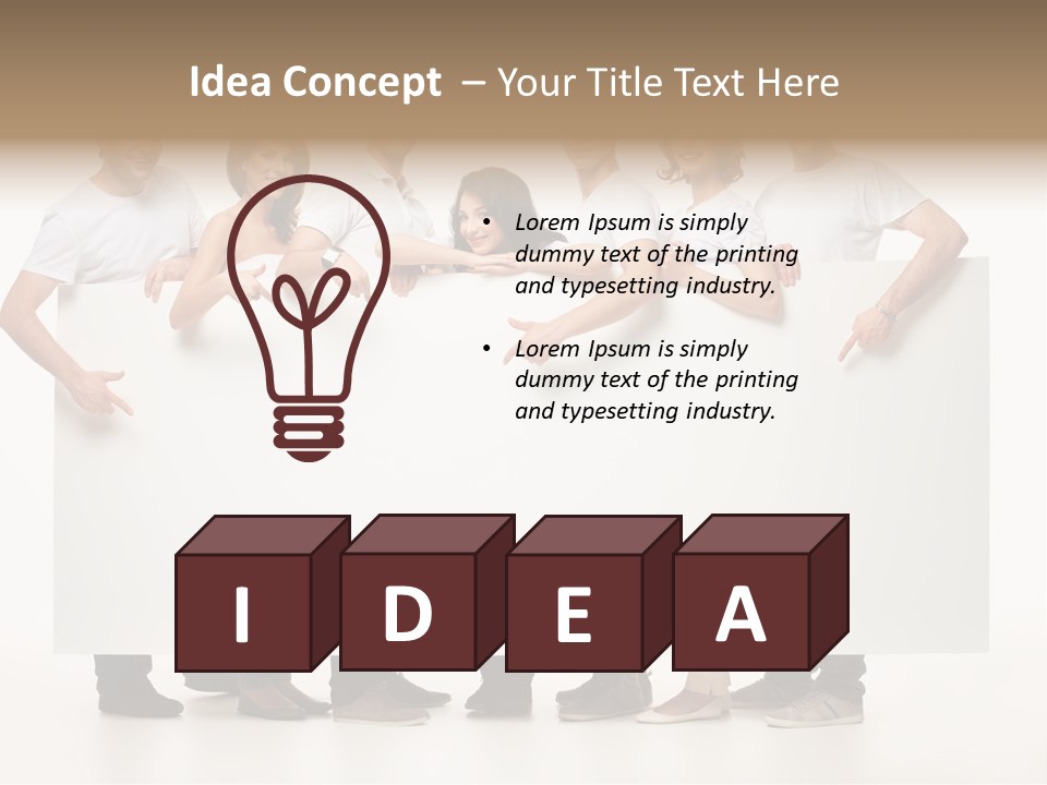 Toothy Space Woman PowerPoint Template