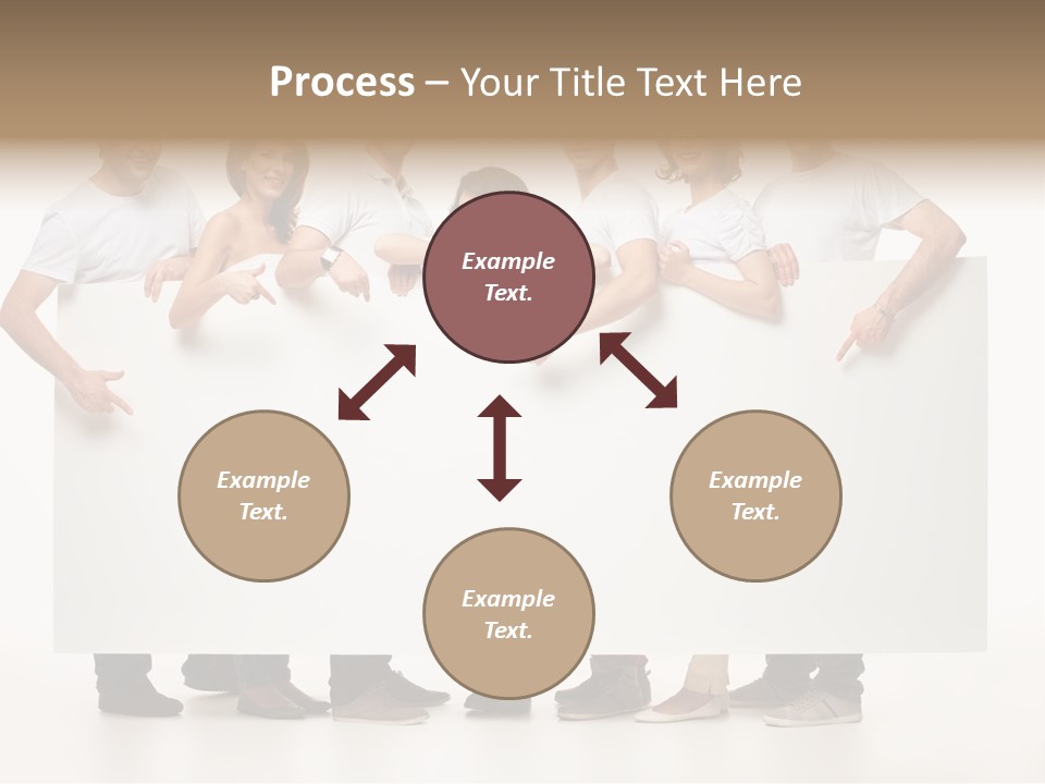 Toothy Space Woman PowerPoint Template