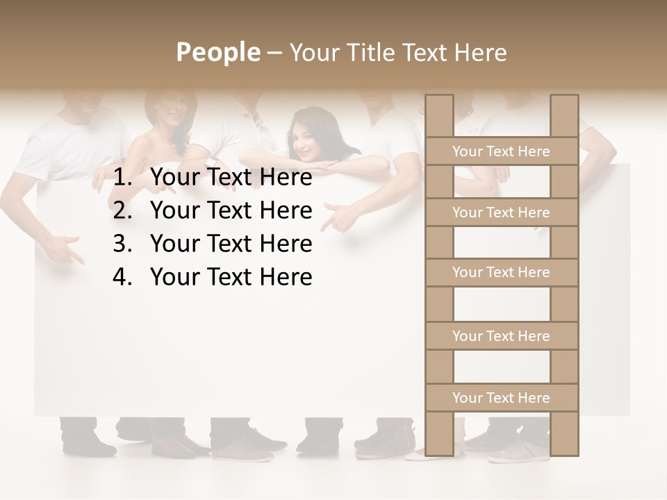 Toothy Space Woman PowerPoint Template