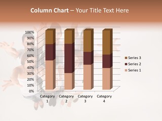 Space Laughing Brunette PowerPoint Template