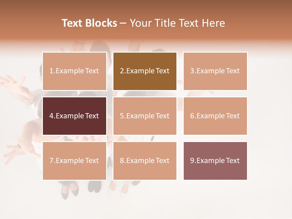 Space Laughing Brunette PowerPoint Template