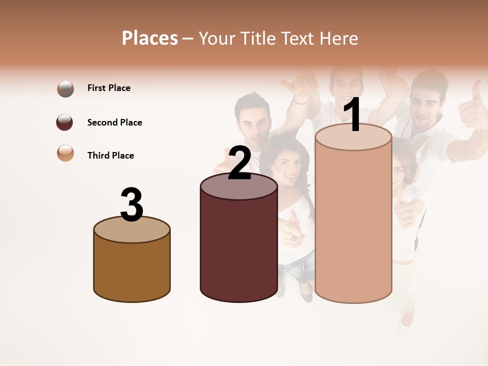 Advertising Hands Image PowerPoint Template