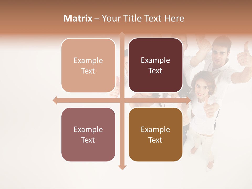 Advertising Hands Image PowerPoint Template