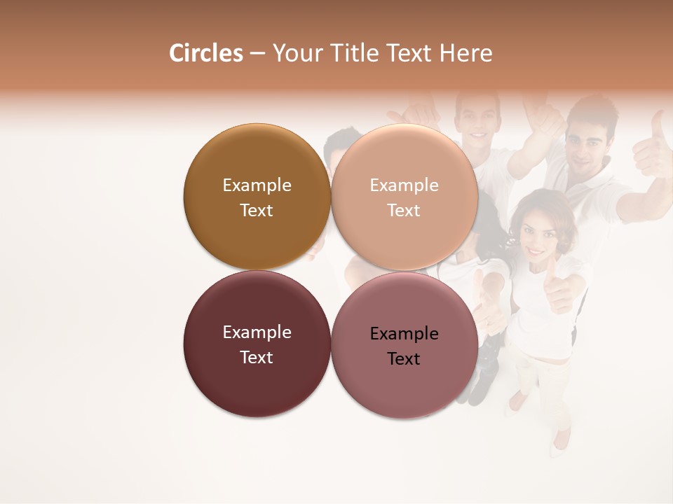 Advertising Hands Image PowerPoint Template