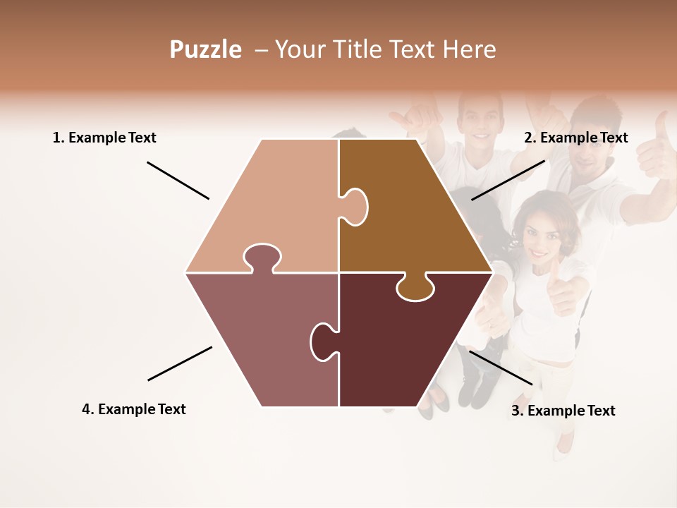 Advertising Hands Image PowerPoint Template