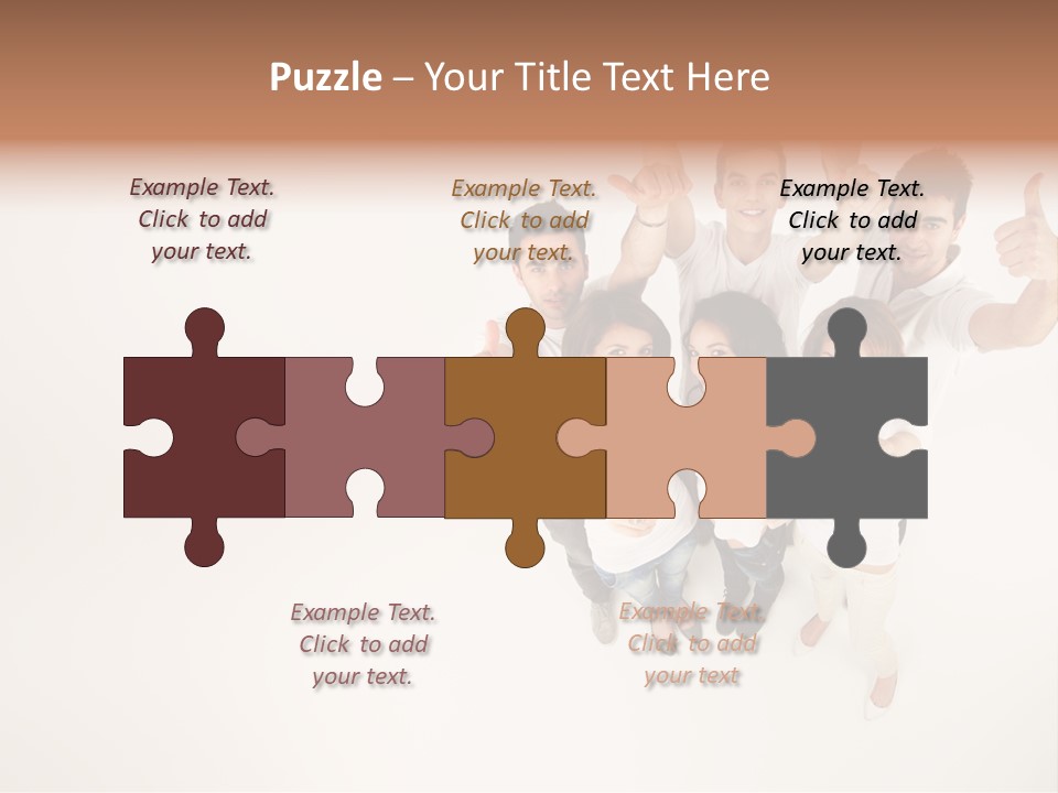 Advertising Hands Image PowerPoint Template