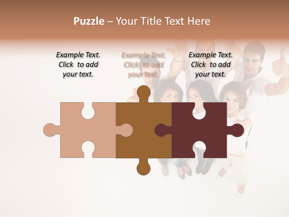 Advertising Hands Image PowerPoint Template