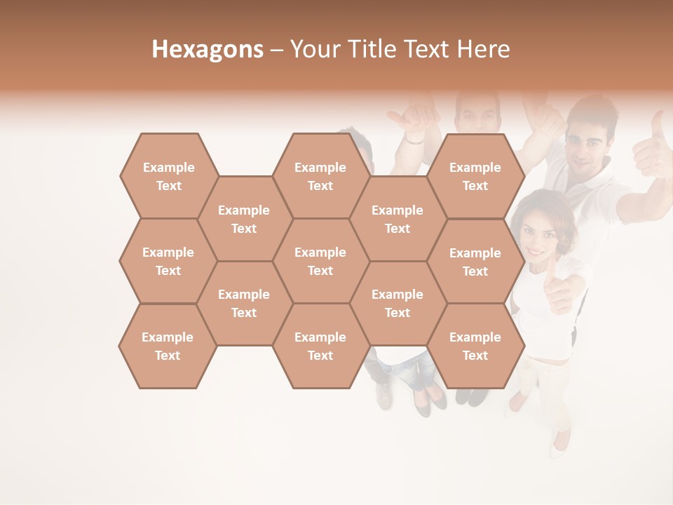 Advertising Hands Image PowerPoint Template