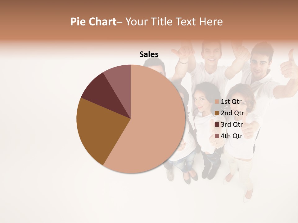 Advertising Hands Image PowerPoint Template