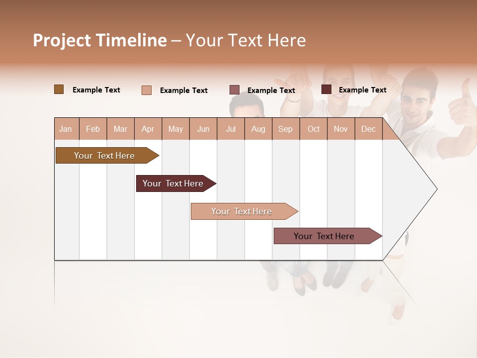 Advertising Hands Image PowerPoint Template