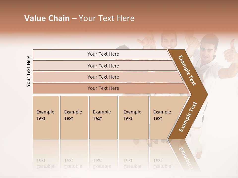 Advertising Hands Image PowerPoint Template