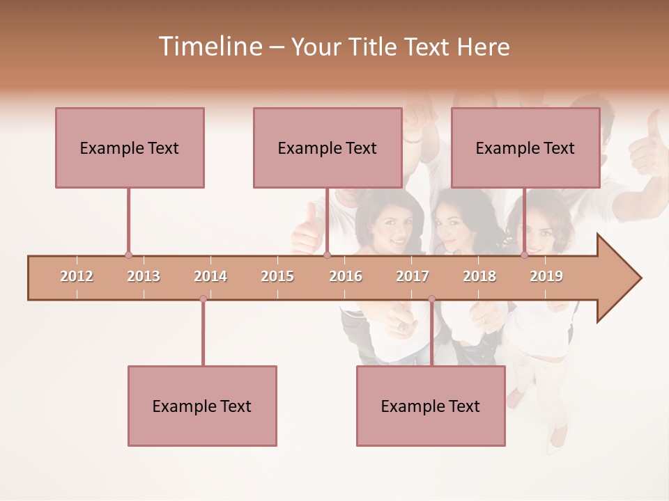 Advertising Hands Image PowerPoint Template