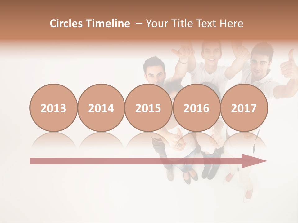 Advertising Hands Image PowerPoint Template