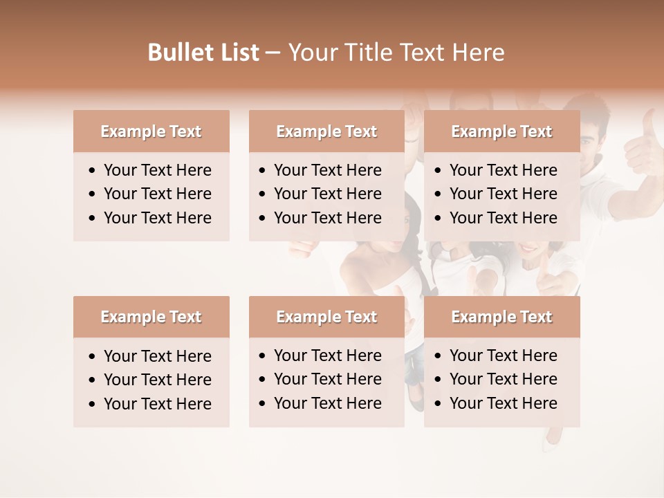 Advertising Hands Image PowerPoint Template