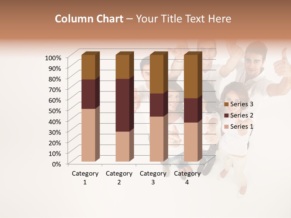 Advertising Hands Image PowerPoint Template