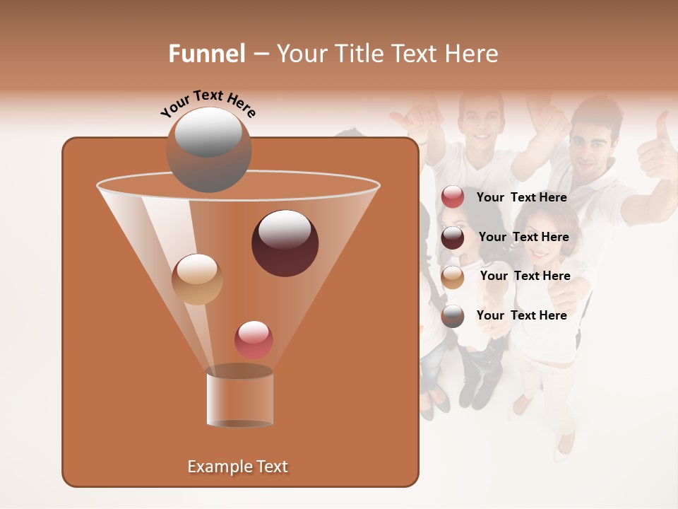 Advertising Hands Image PowerPoint Template