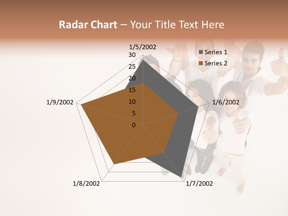 Advertising Hands Image PowerPoint Template