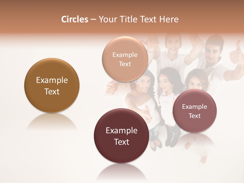 Advertising Hands Image PowerPoint Template