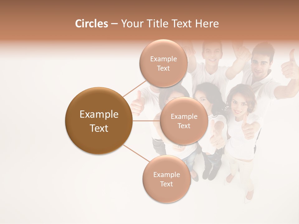 Advertising Hands Image PowerPoint Template