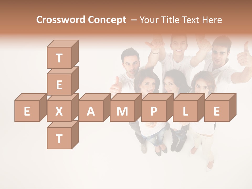 Advertising Hands Image PowerPoint Template