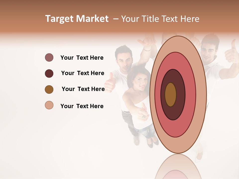 Advertising Hands Image PowerPoint Template