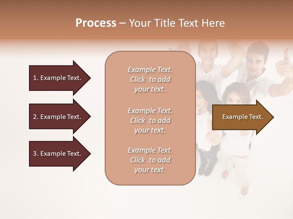 Advertising Hands Image PowerPoint Template