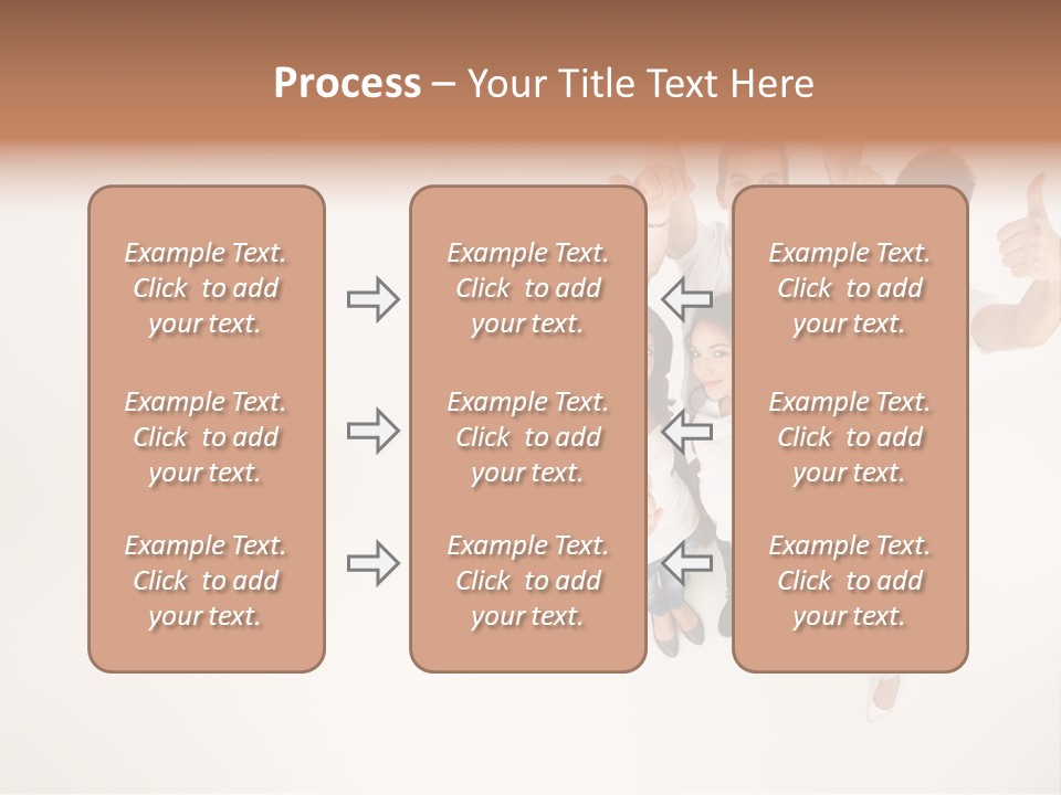 Advertising Hands Image PowerPoint Template