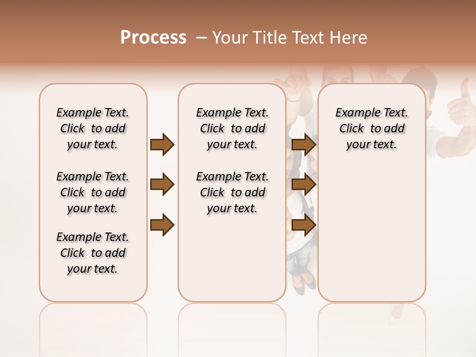 Advertising Hands Image PowerPoint Template
