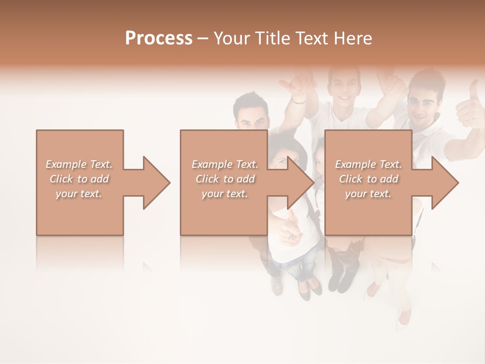 Advertising Hands Image PowerPoint Template