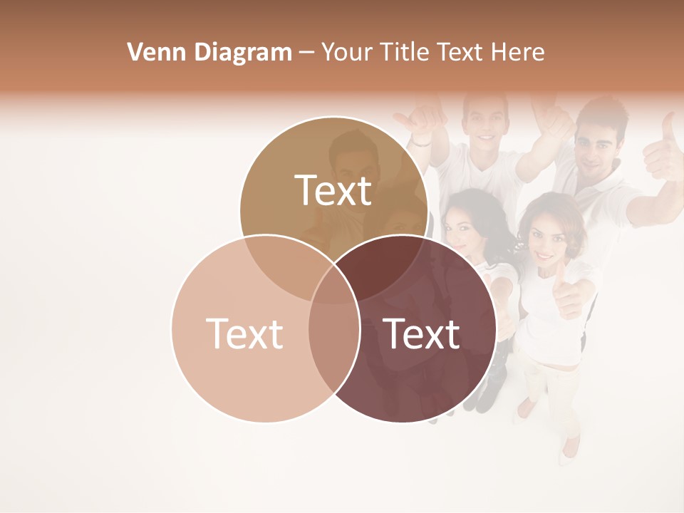 Advertising Hands Image PowerPoint Template