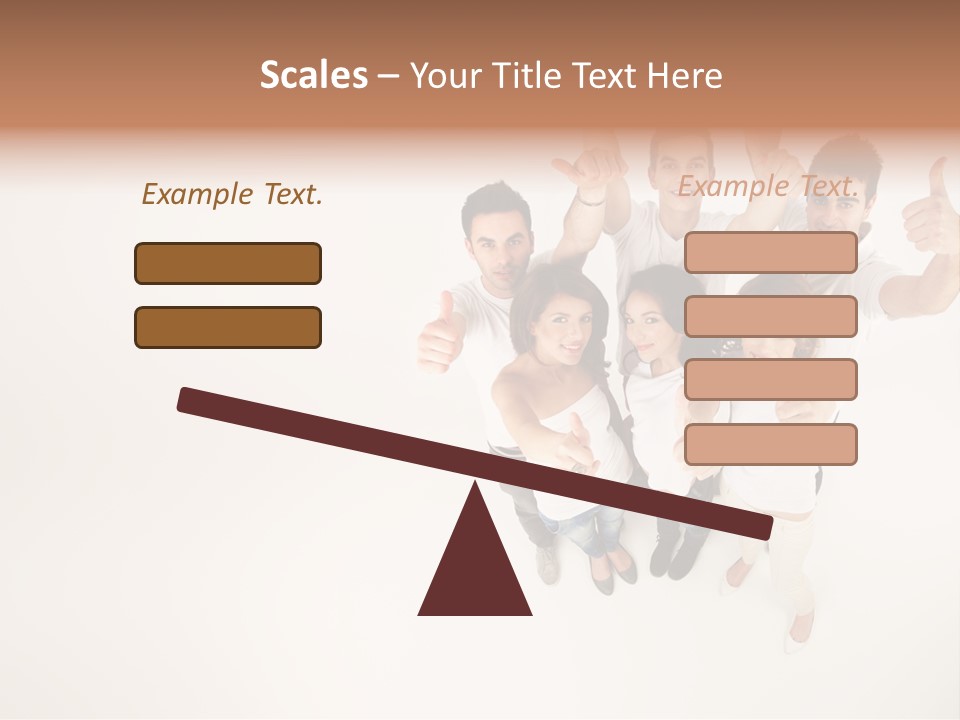 Advertising Hands Image PowerPoint Template