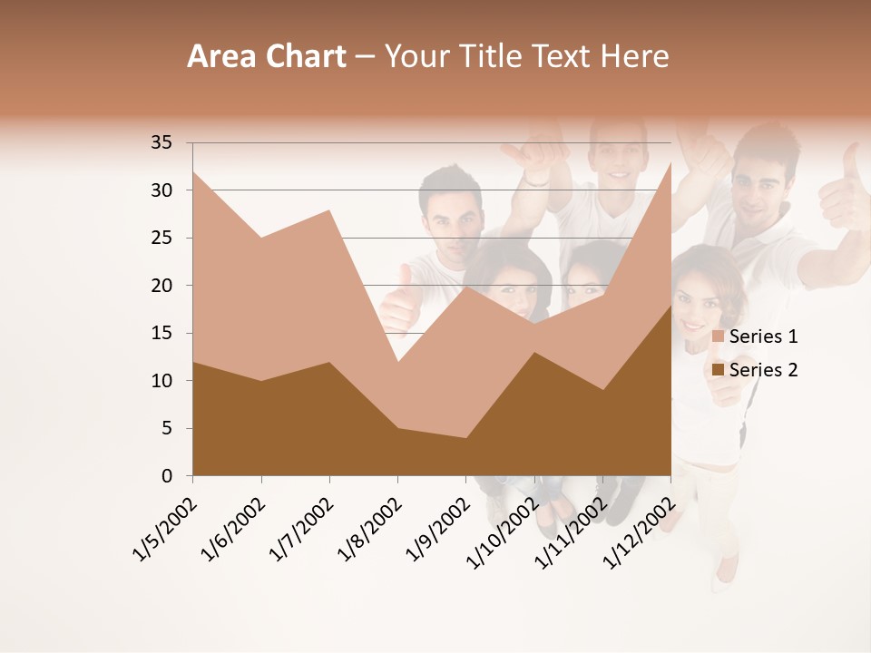 Advertising Hands Image PowerPoint Template