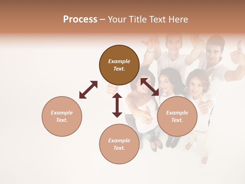 Advertising Hands Image PowerPoint Template