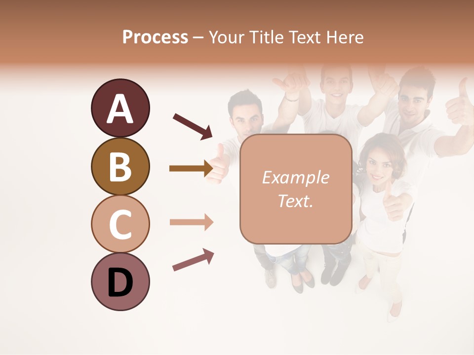 Advertising Hands Image PowerPoint Template