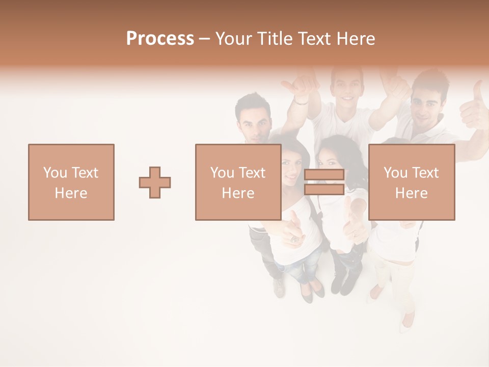 Advertising Hands Image PowerPoint Template