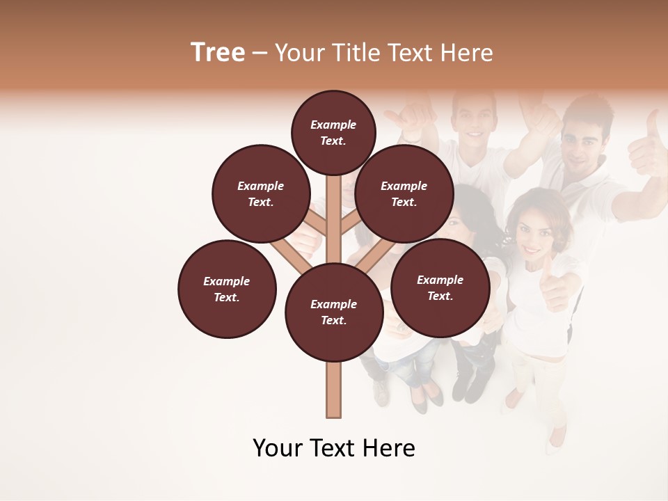 Advertising Hands Image PowerPoint Template