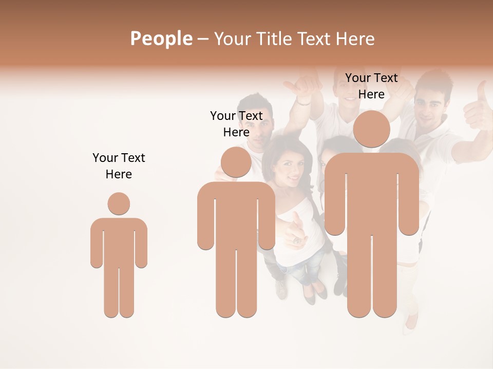 Advertising Hands Image PowerPoint Template