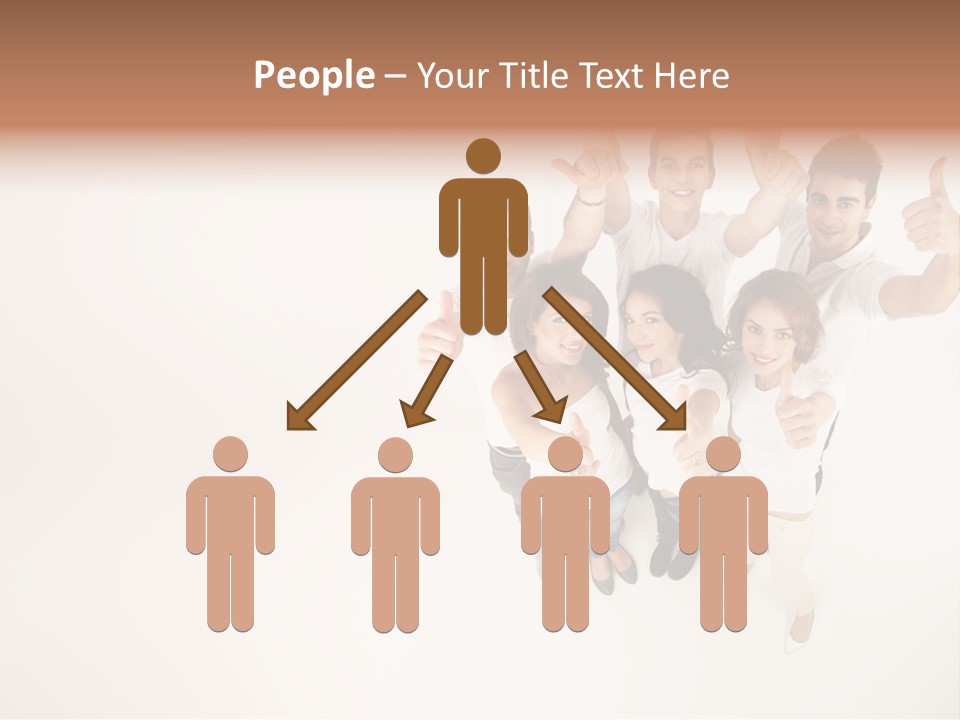 Advertising Hands Image PowerPoint Template