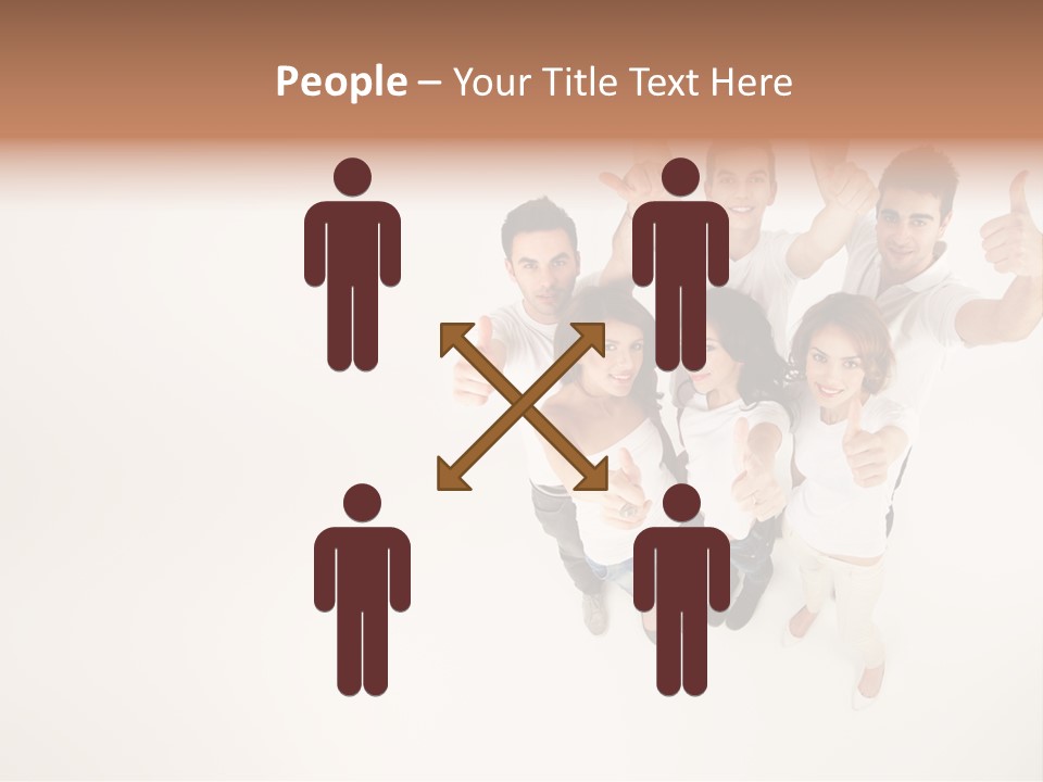 Advertising Hands Image PowerPoint Template