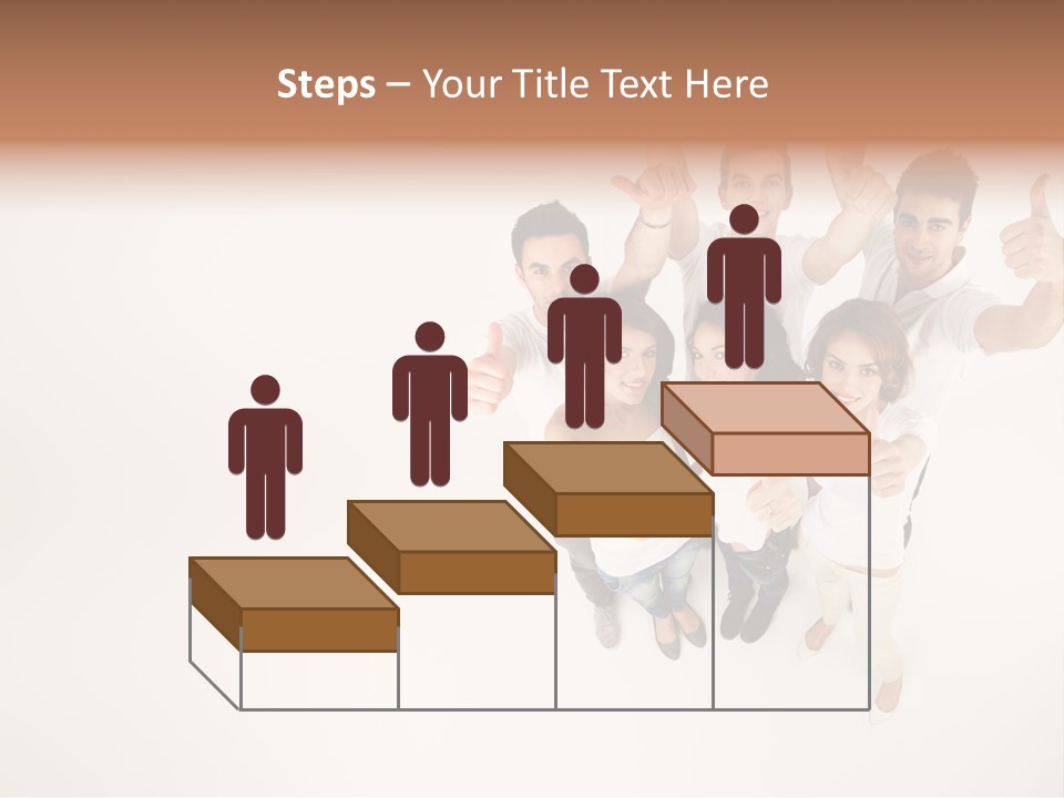 Advertising Hands Image PowerPoint Template