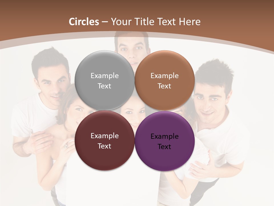 Male Young Advertise PowerPoint Template