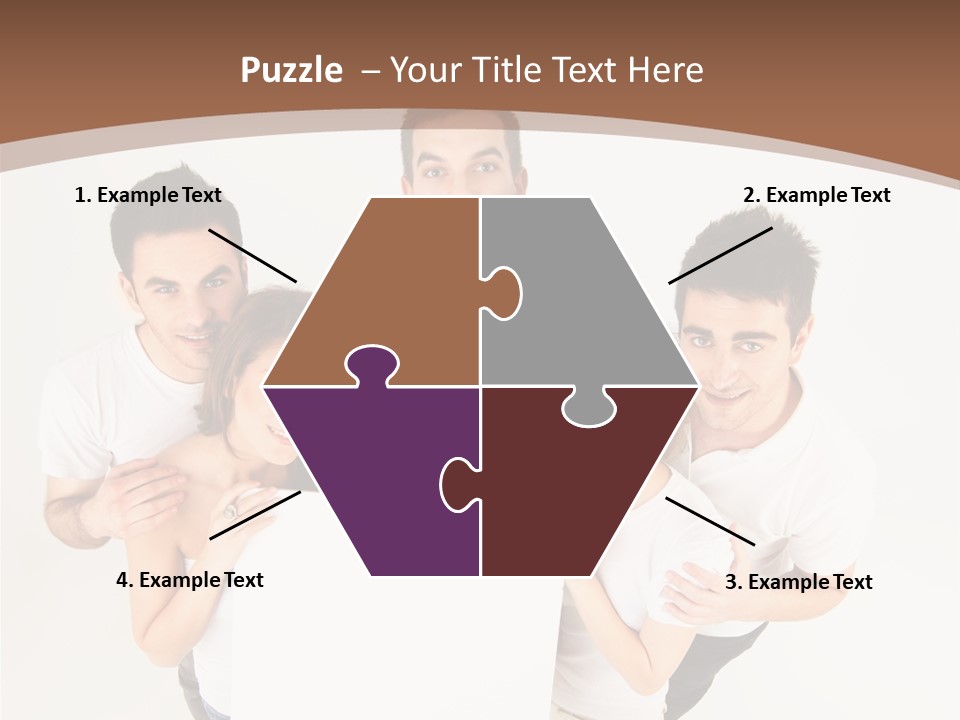 Male Young Advertise PowerPoint Template