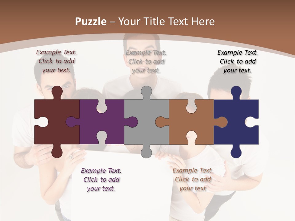 Male Young Advertise PowerPoint Template