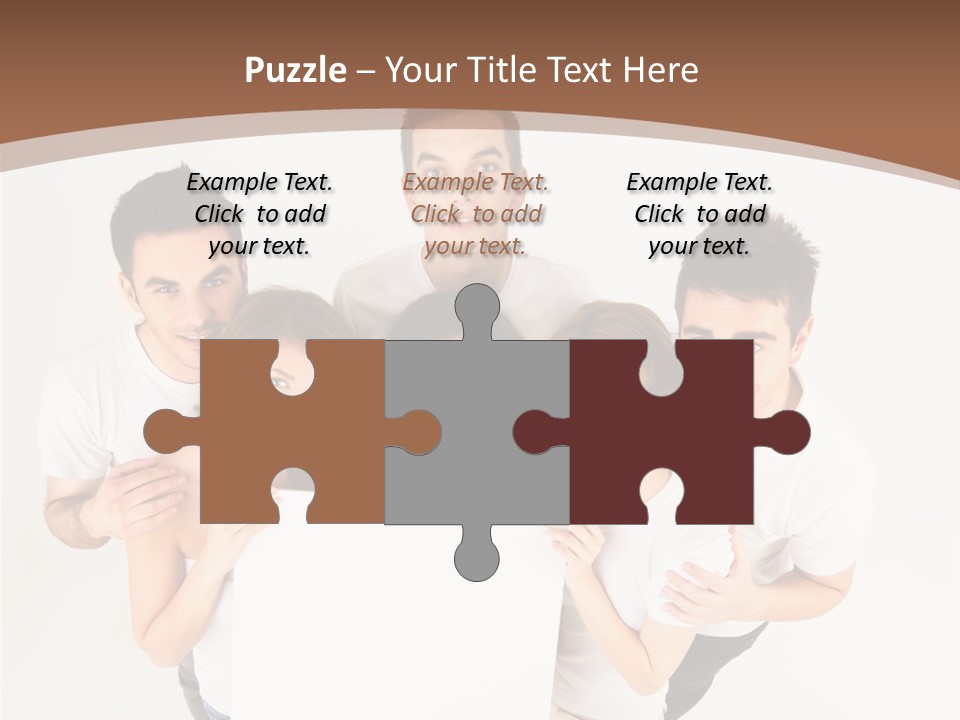 Male Young Advertise PowerPoint Template