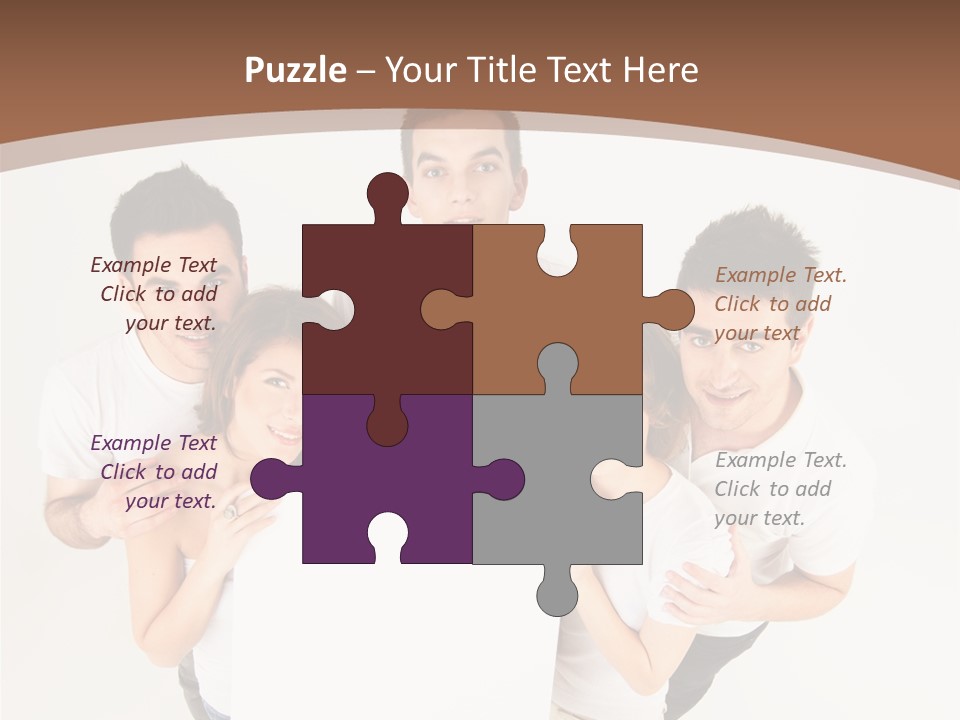 Male Young Advertise PowerPoint Template