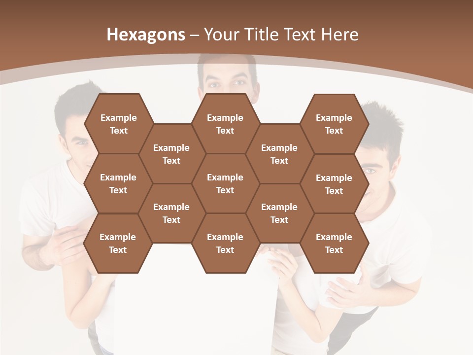 Male Young Advertise PowerPoint Template