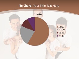 Male Young Advertise PowerPoint Template